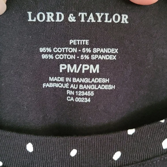 Lord and Taylor long sleeve tee - Picture 3 of 5